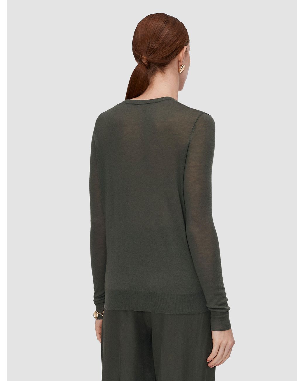 Joseph Green Cashair V Neck Jumper