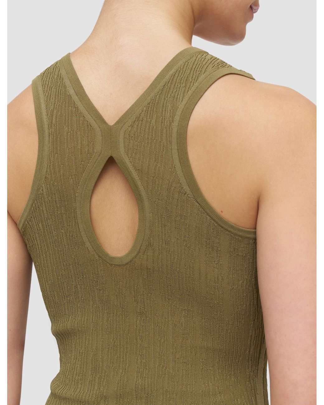 Joseph Green Bayt Crinkle Viscose Vest Top