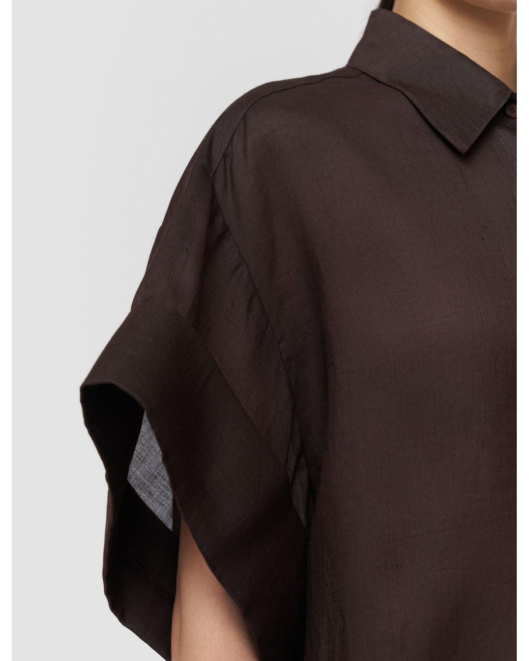 Joseph Brown Justi Ramie Voile Shirt