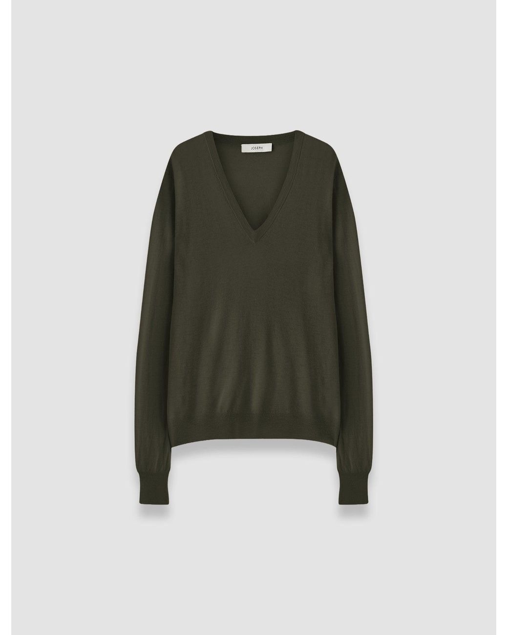 Joseph Green Cashair V Neck Jumper