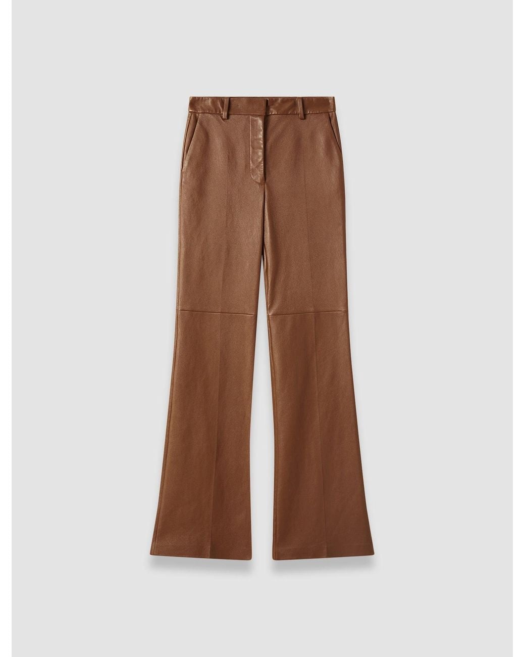 Joseph Brown Tafira Leather Stretch Trousers