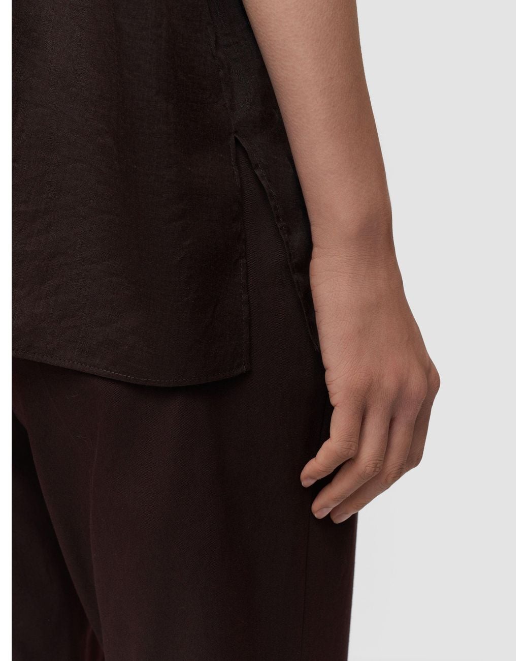 Joseph Brown Justi Ramie Voile Shirt