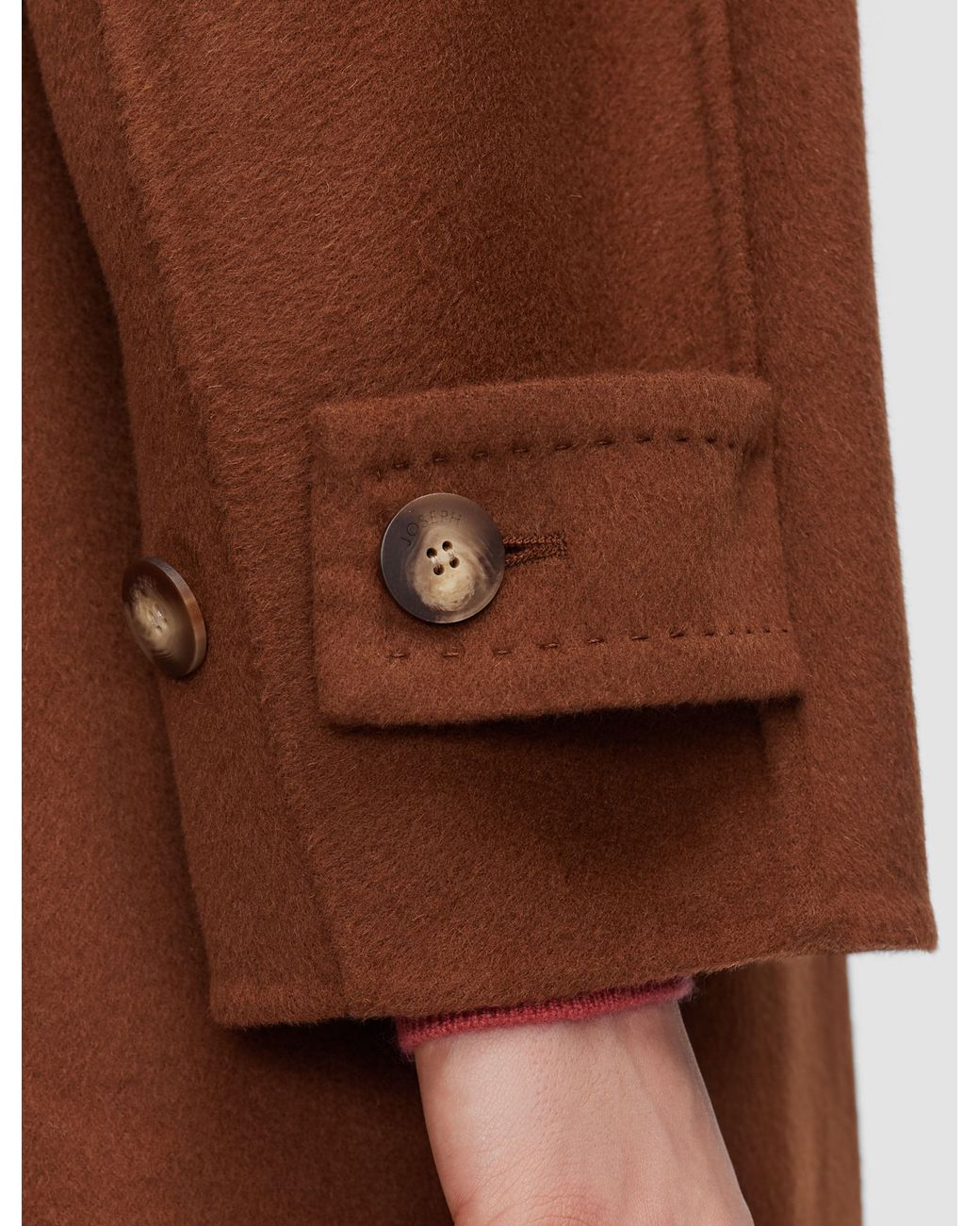 Joseph Brown Franco Double Face Cashmere Coat