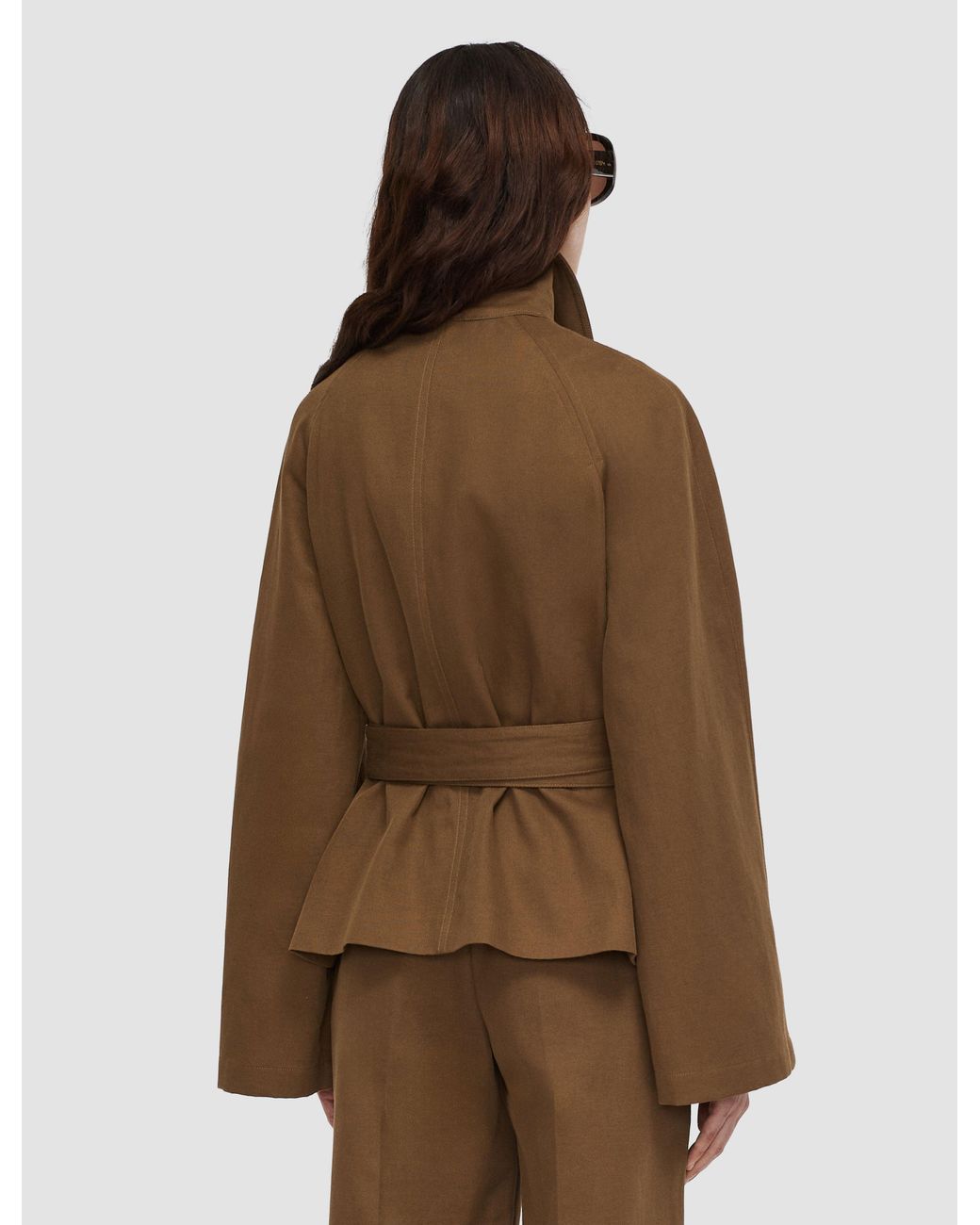 Joseph Natural Leda Cotton Twill Jacket
