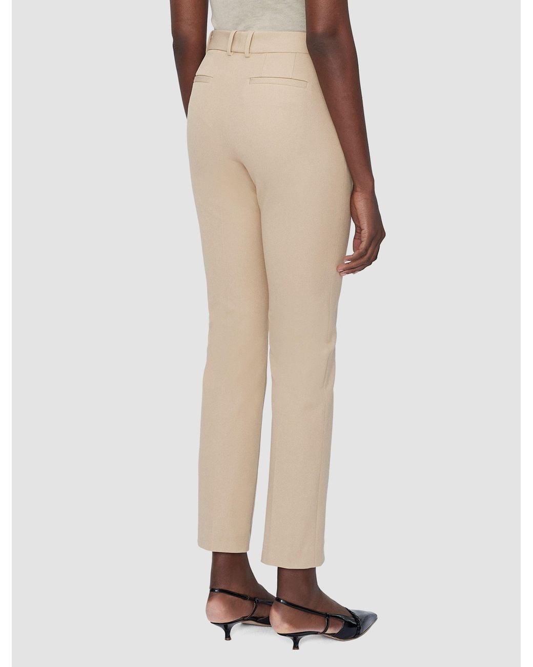 Joseph Natural Coleman Long Gabardine Stretch Trousers