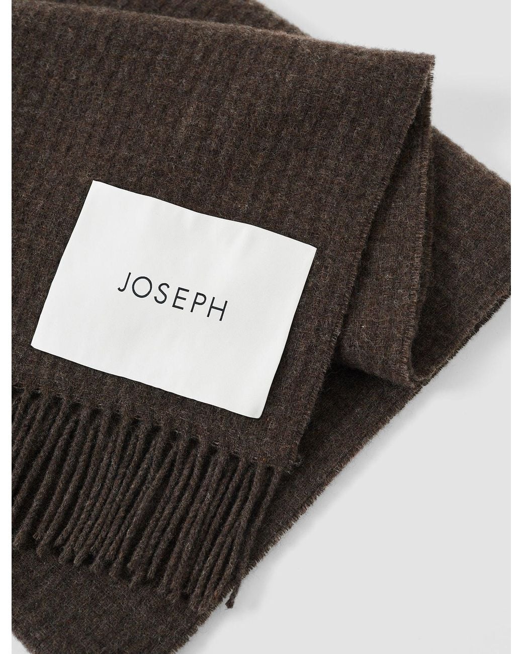 Joseph Brown Flora Waffle Wool Scarf