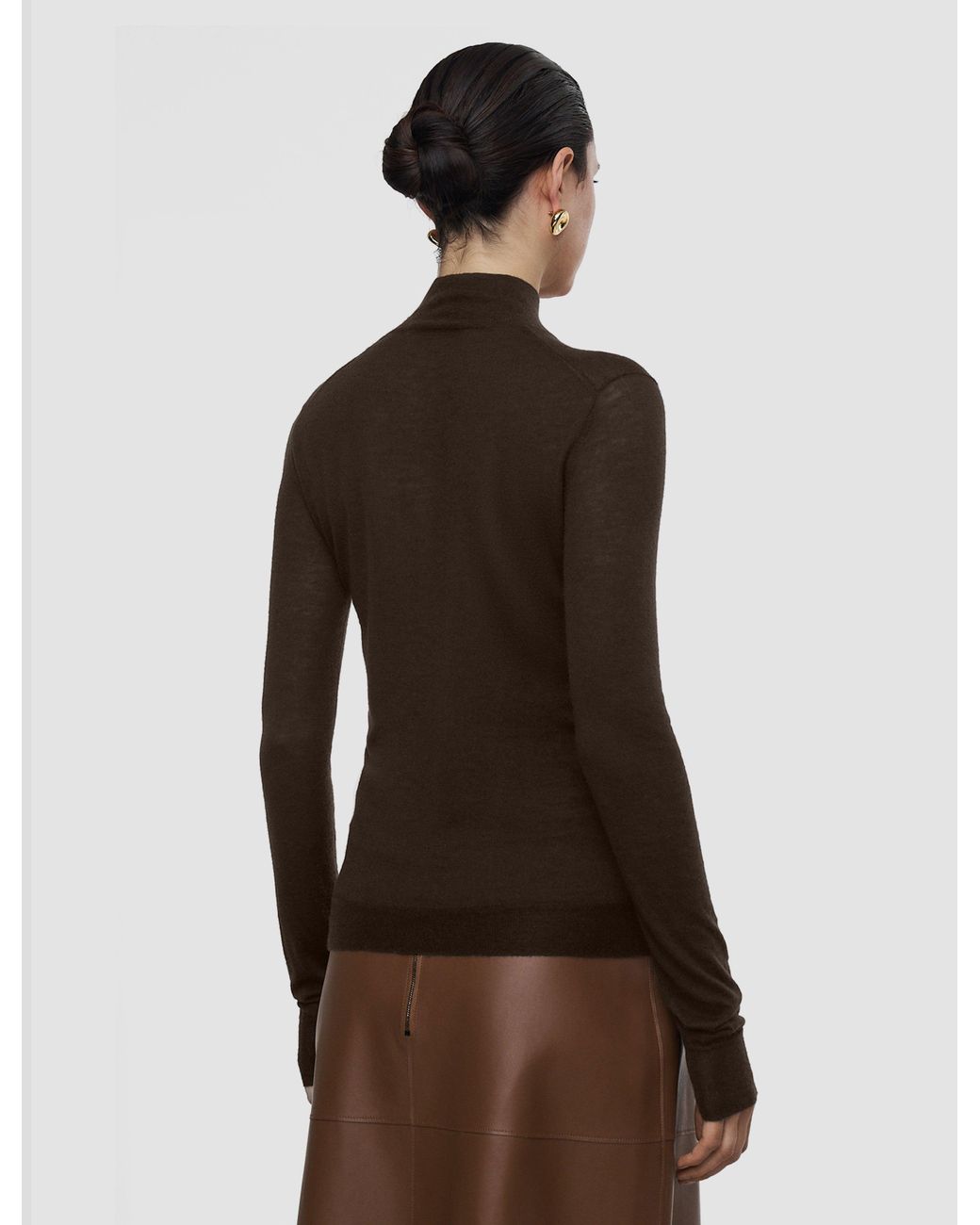 Joseph Brown Cashair High Neck Jumper