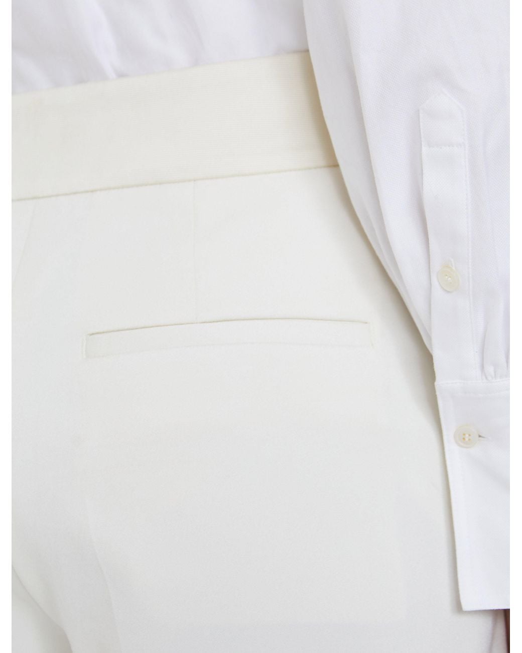 Joseph White Aix Tailored Crepe Trousers