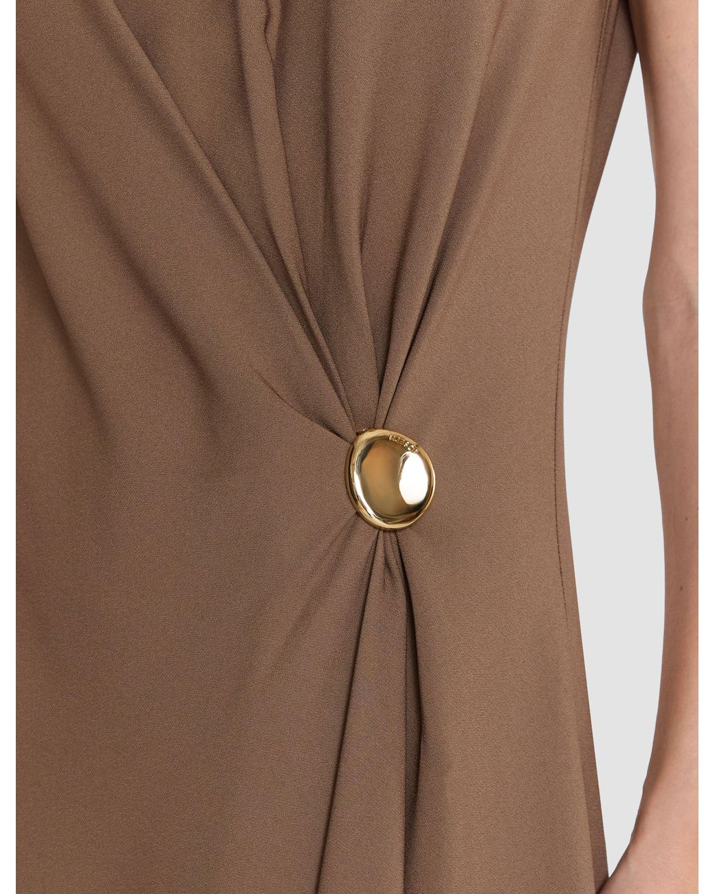 Joseph Natural Taipan Crepe Dress