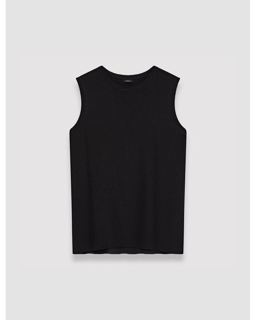 Joseph Black Silk Crepe De Soie Bley Blouse