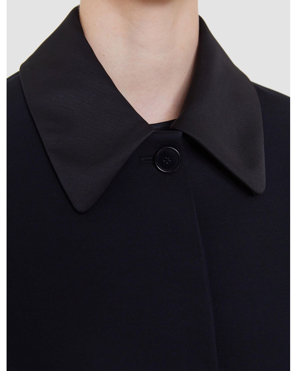 Joseph Blue Abbe Tailored Crepe Jacket