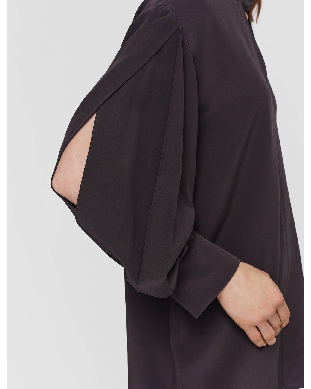 Joseph Blue Rivoli Silk Crepe De Chine Blouse