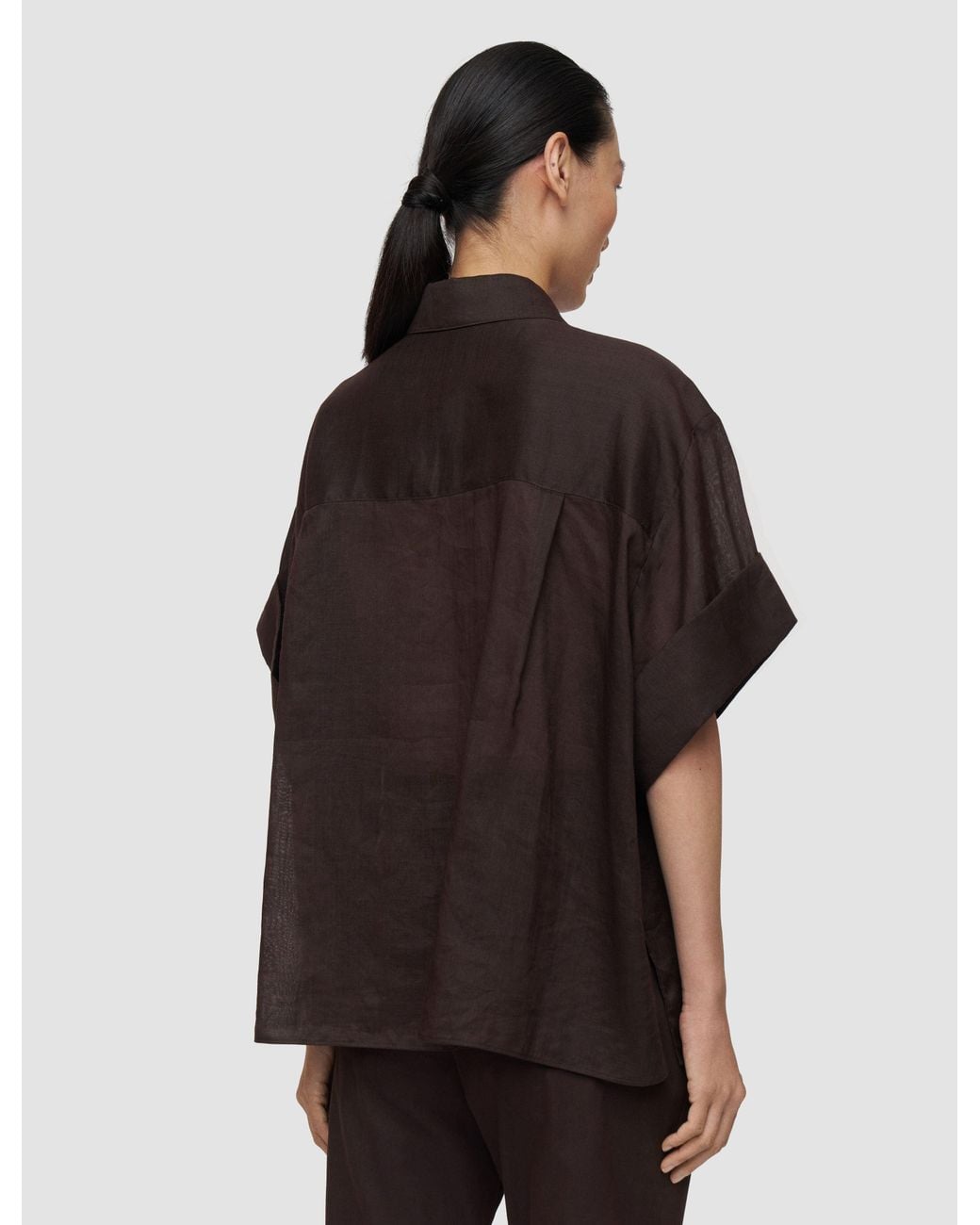Joseph Brown Justi Ramie Voile Shirt