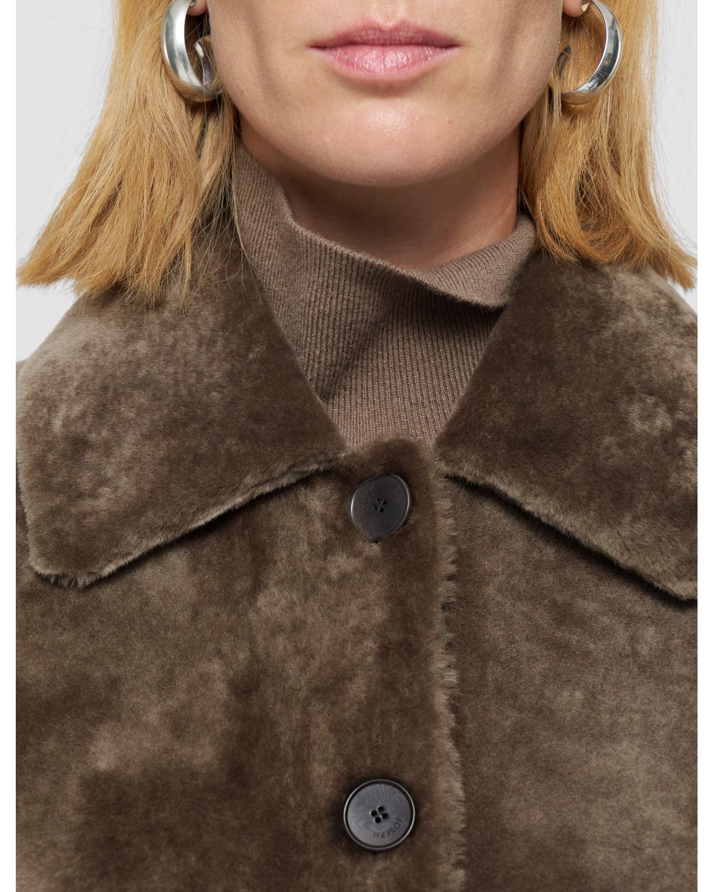 Joseph Brown Alloway Reversible Soft Shearling Jacket