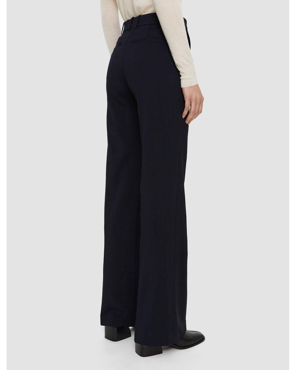Joseph Blue Morissey Tailoring Wool Stretch Trousers