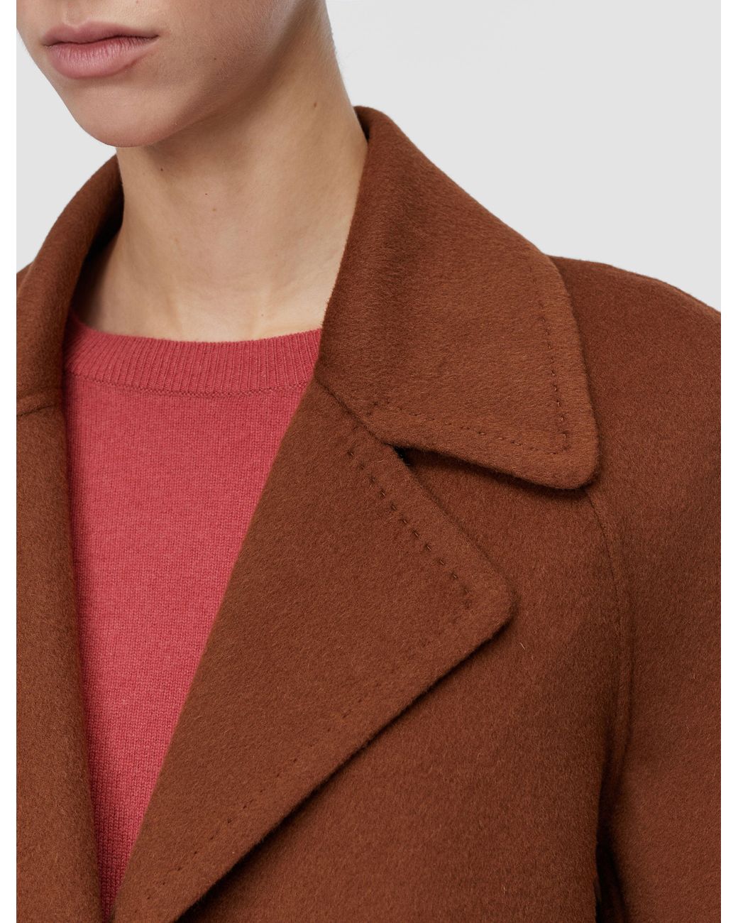 Joseph Brown Franco Double Face Cashmere Coat