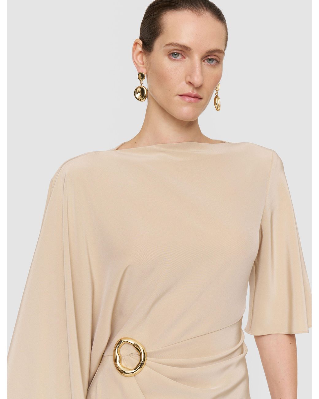 Joseph White Joya Satin Twill Dress