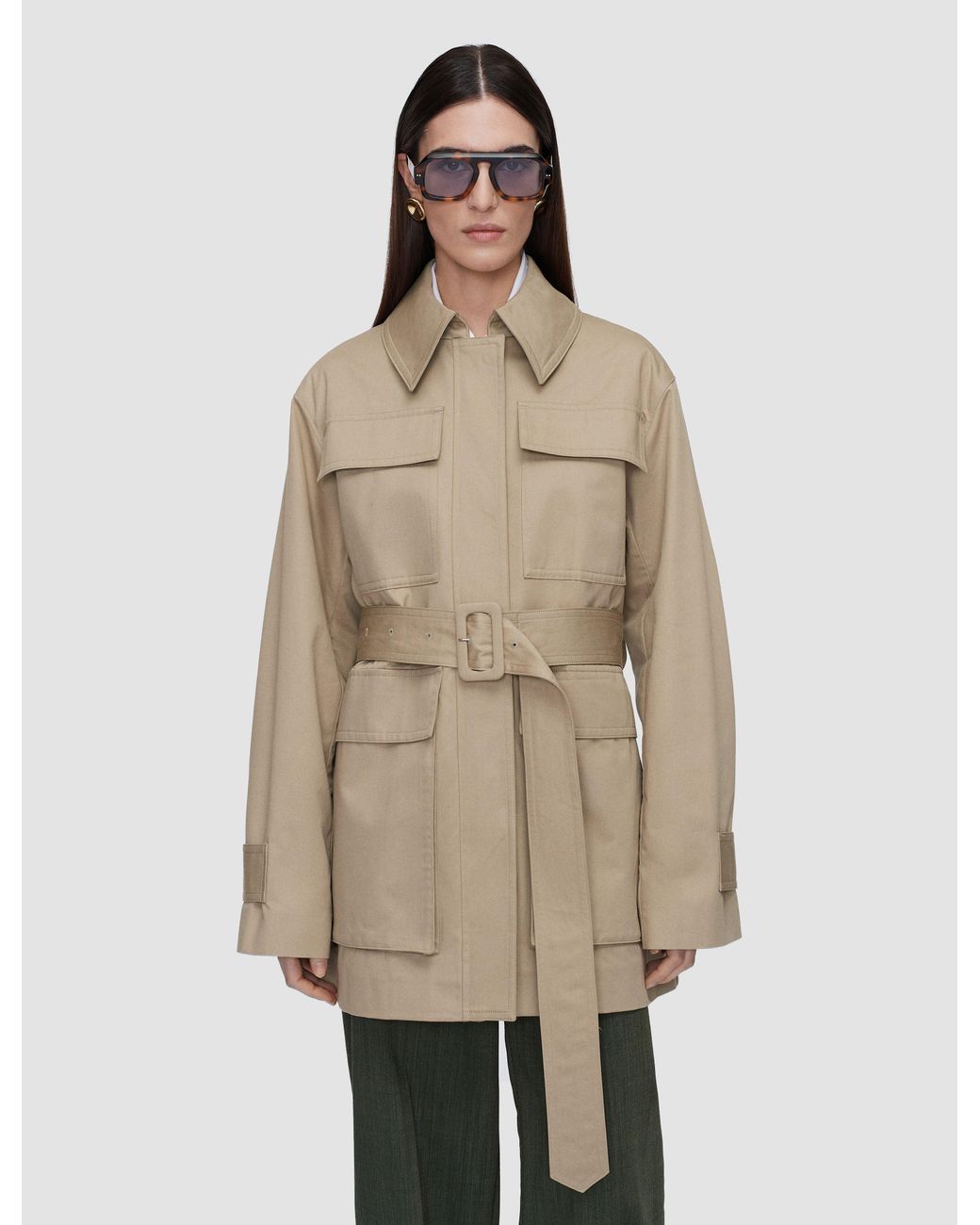 Joseph Natural Shama Cotton Utility Jacket