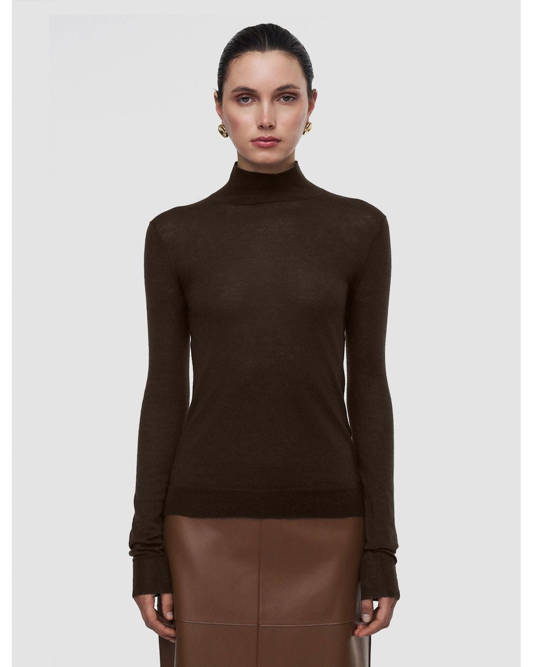 Joseph Brown Cashair High Neck Jumper