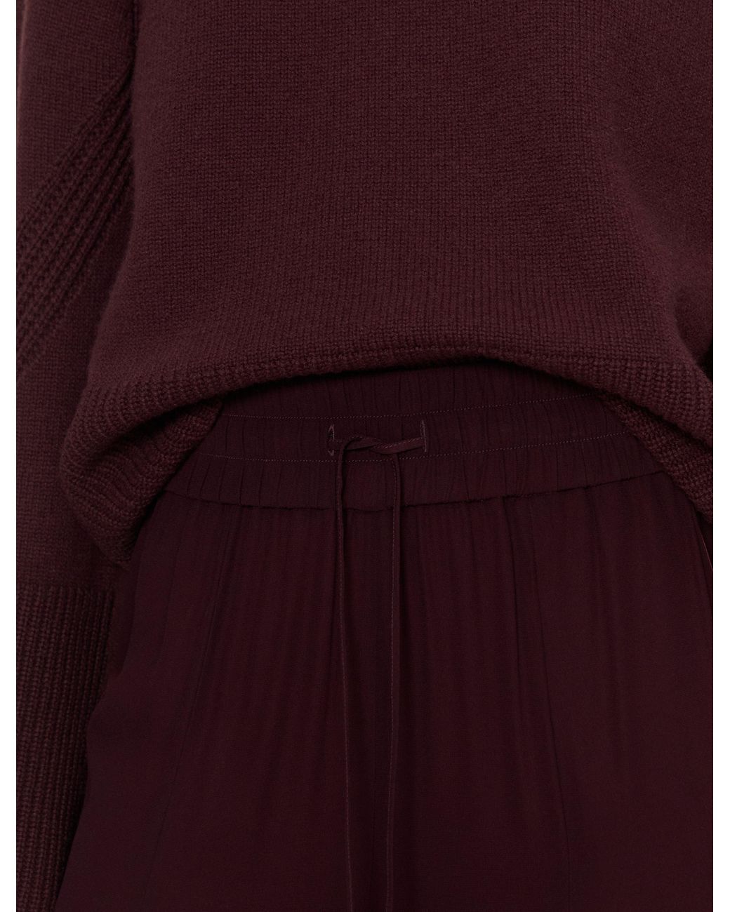 Joseph Purple Dee Crepe Trousers
