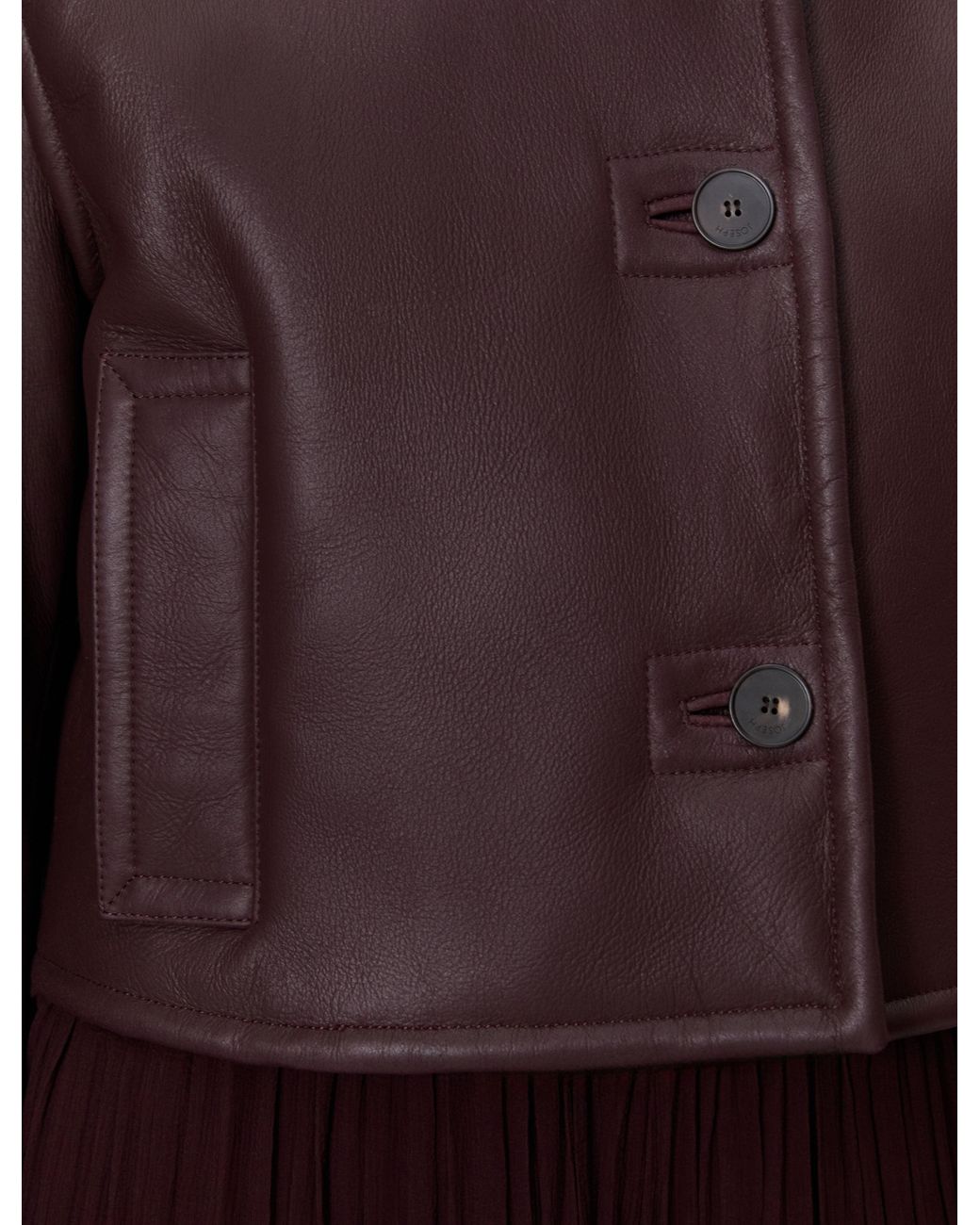 Joseph Brown Liri Leather Shearling Jacket