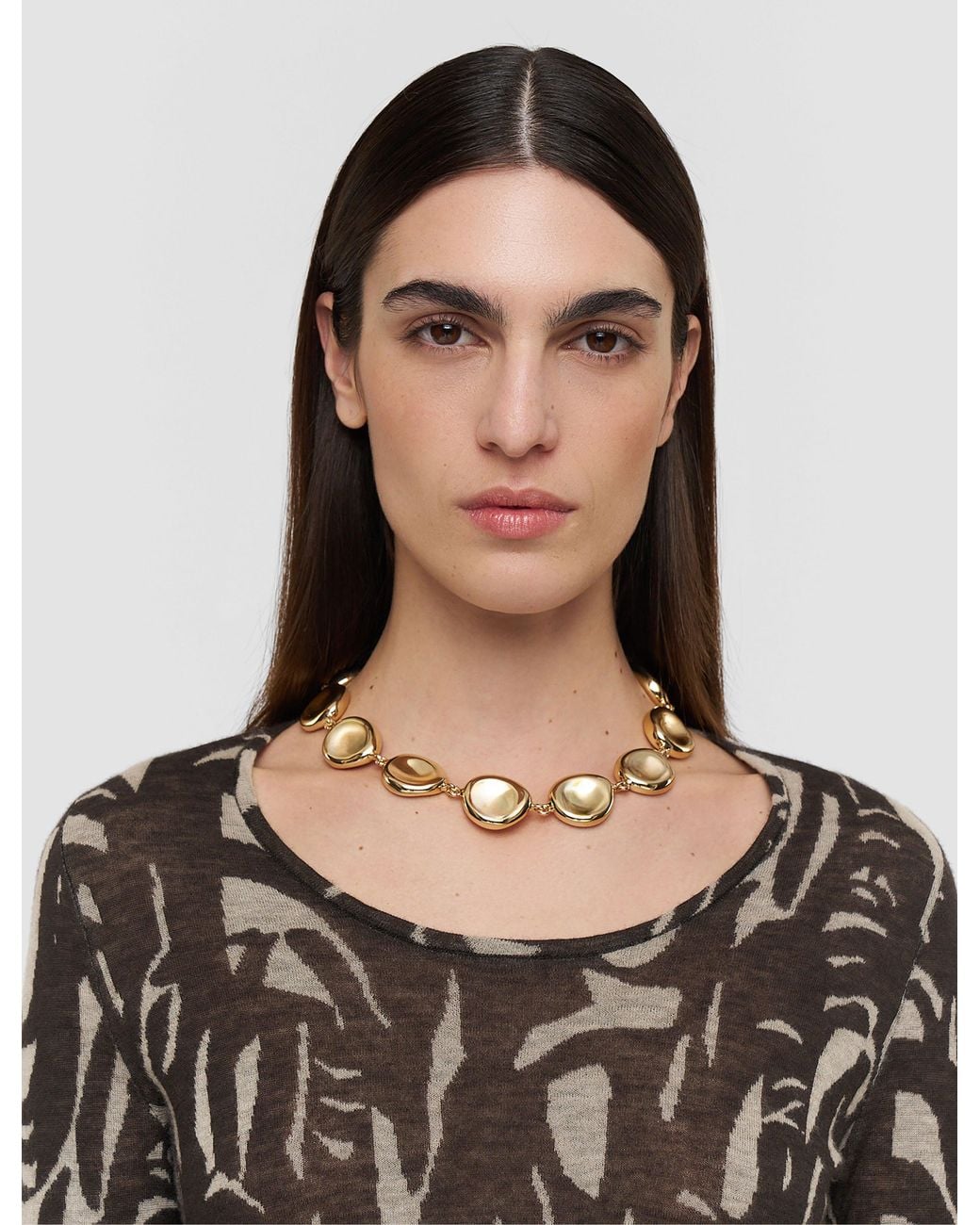 Joseph Multicolor Villa Cashair Jacquard Top