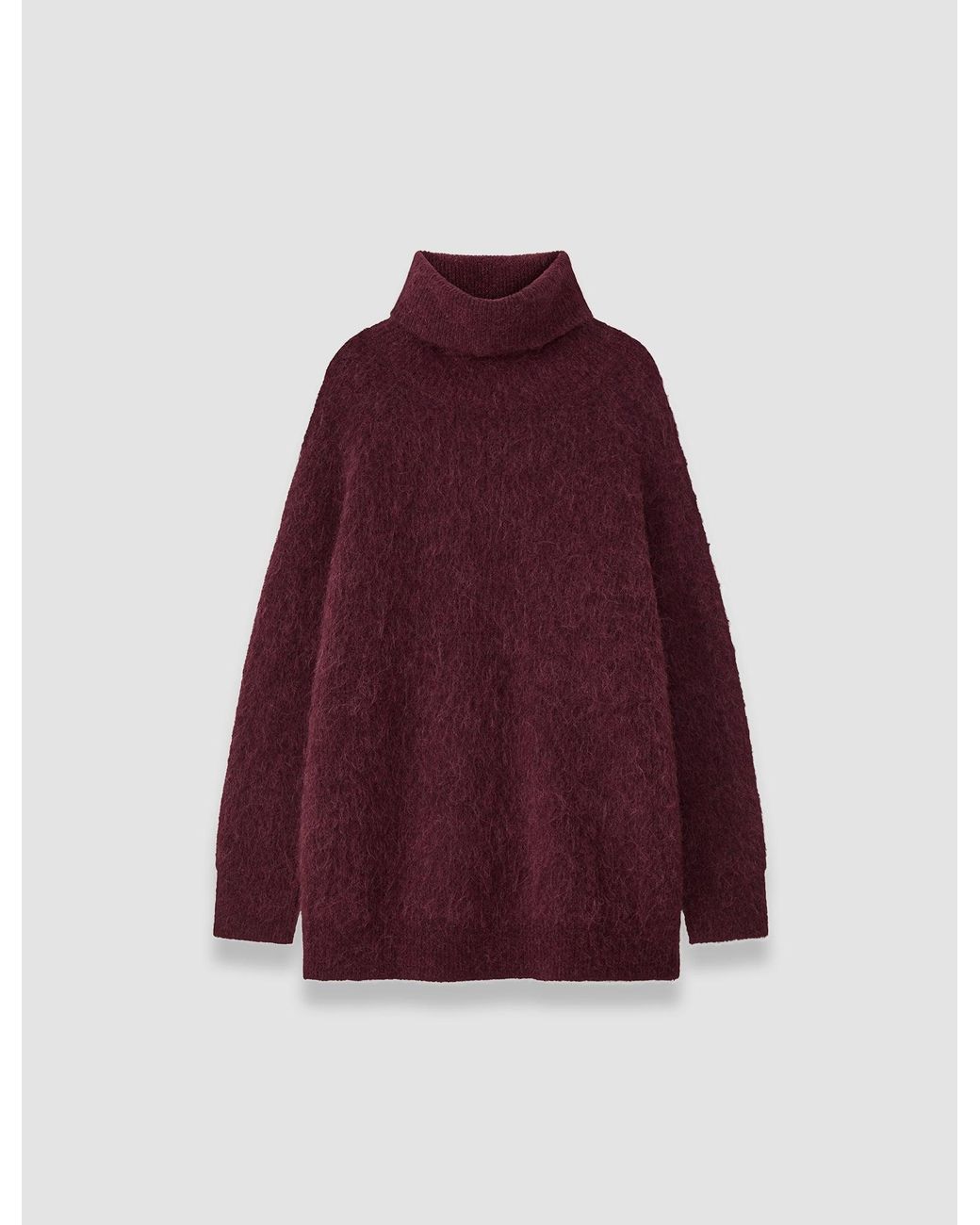Joseph Red Meslay Brushed Wool Jumper