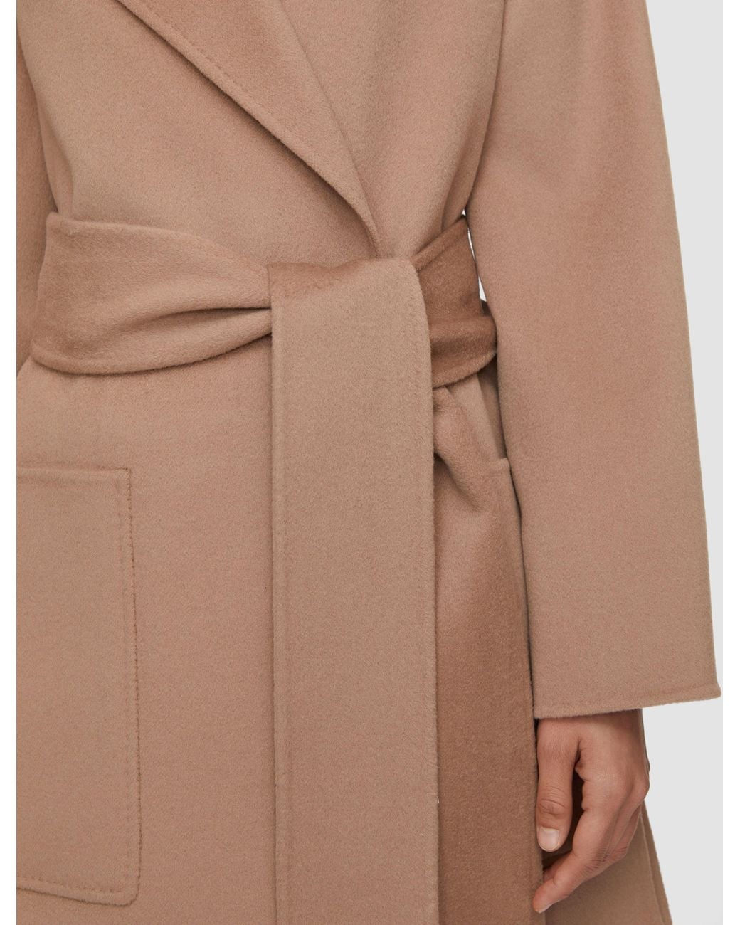 Joseph Natural Clemence Double Face Cashmere Coat