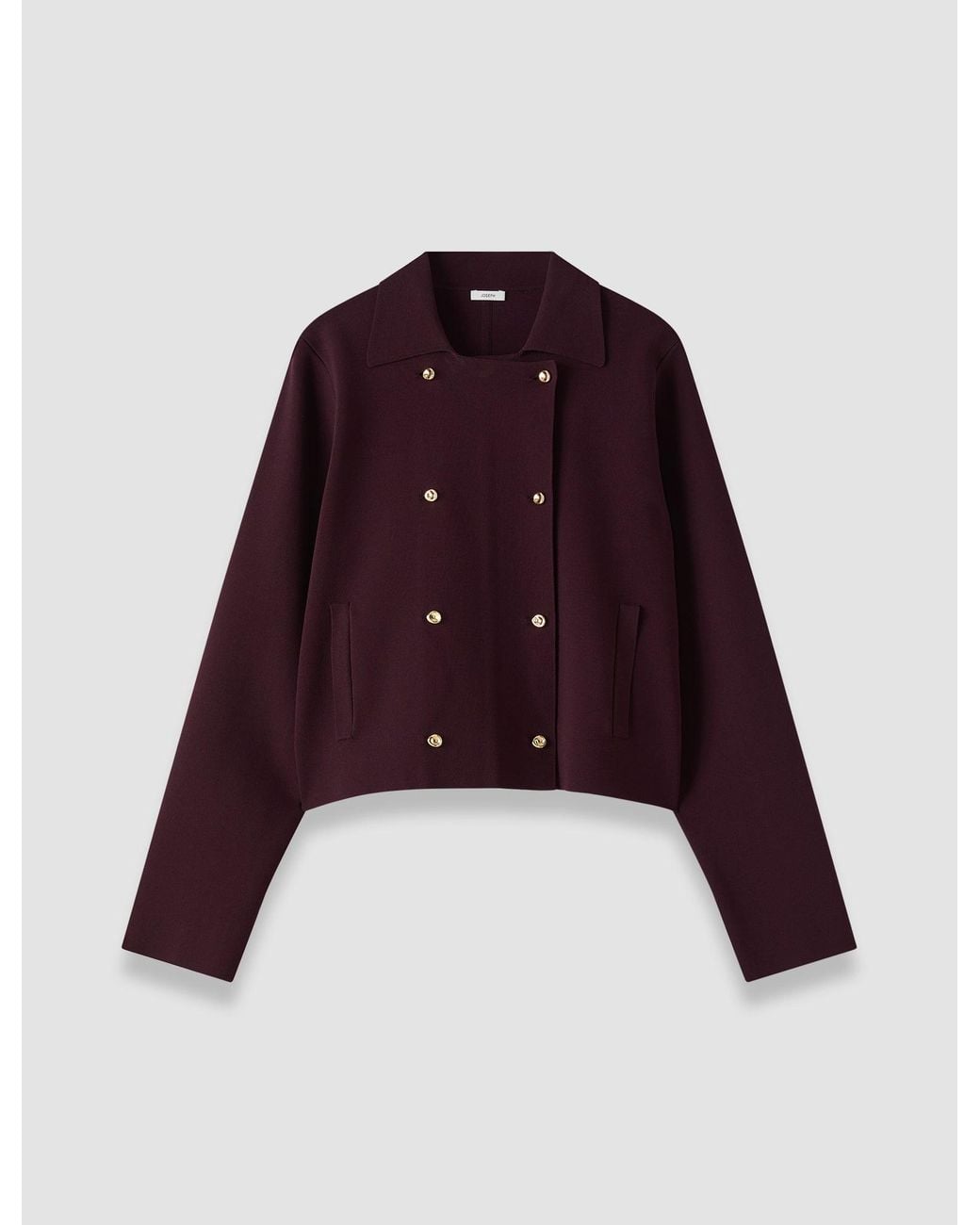 Joseph Red Pilar Compact Milano Jacket