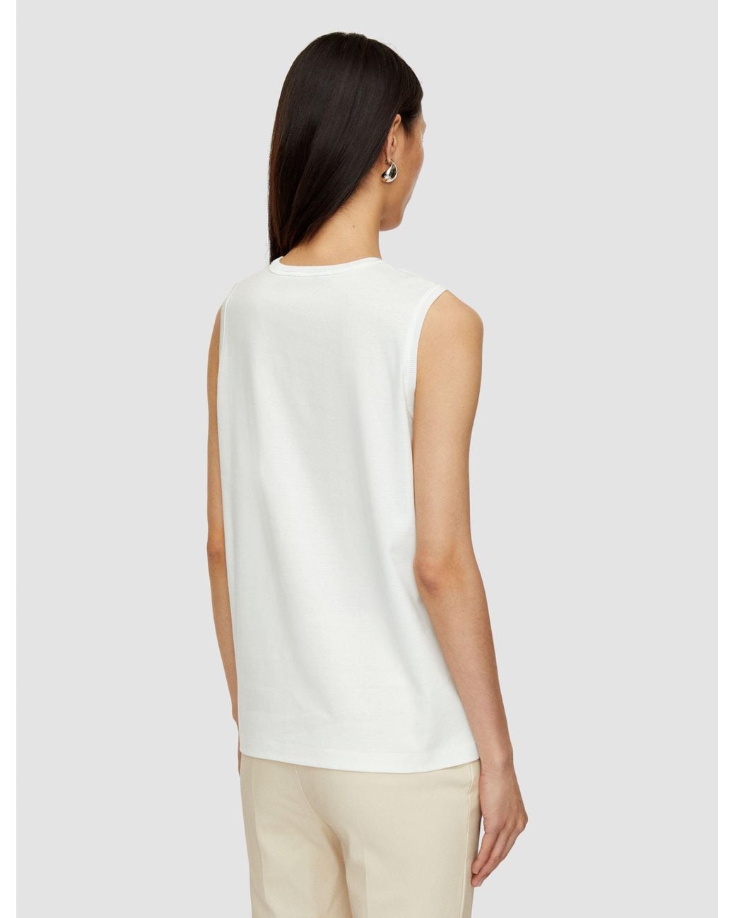 Joseph Natural Comfort Cotton Tank Top