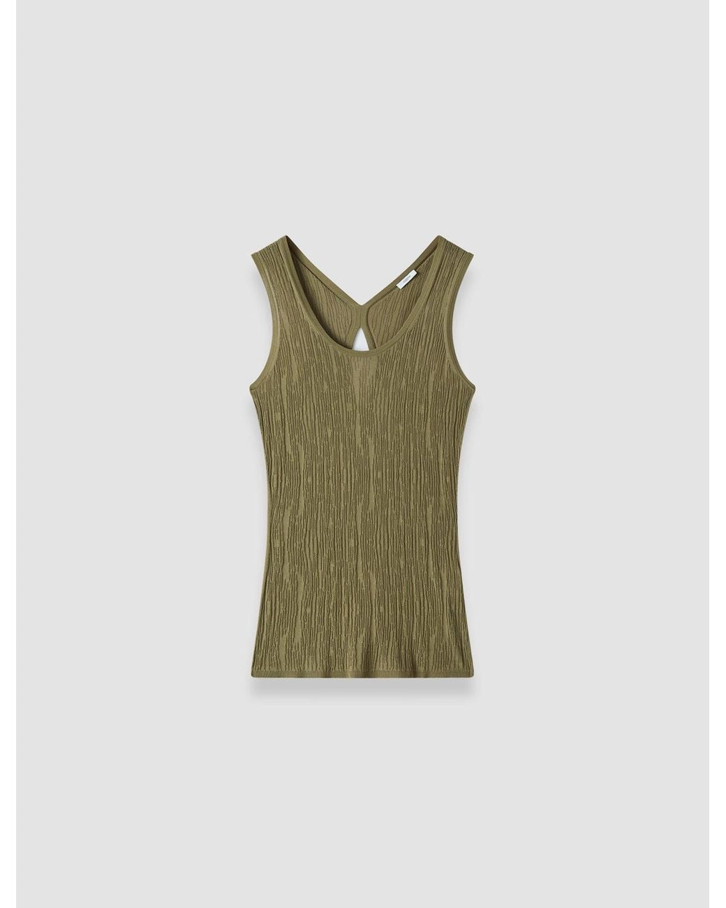 Joseph Green Bayt Crinkle Viscose Vest Top