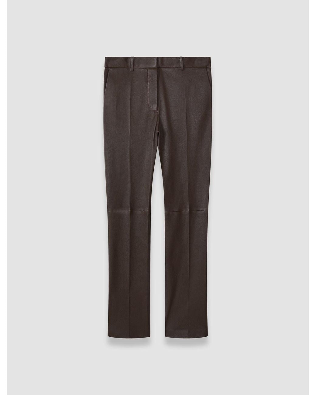 Joseph Brown Coleman Long Leather Stretch Trousers