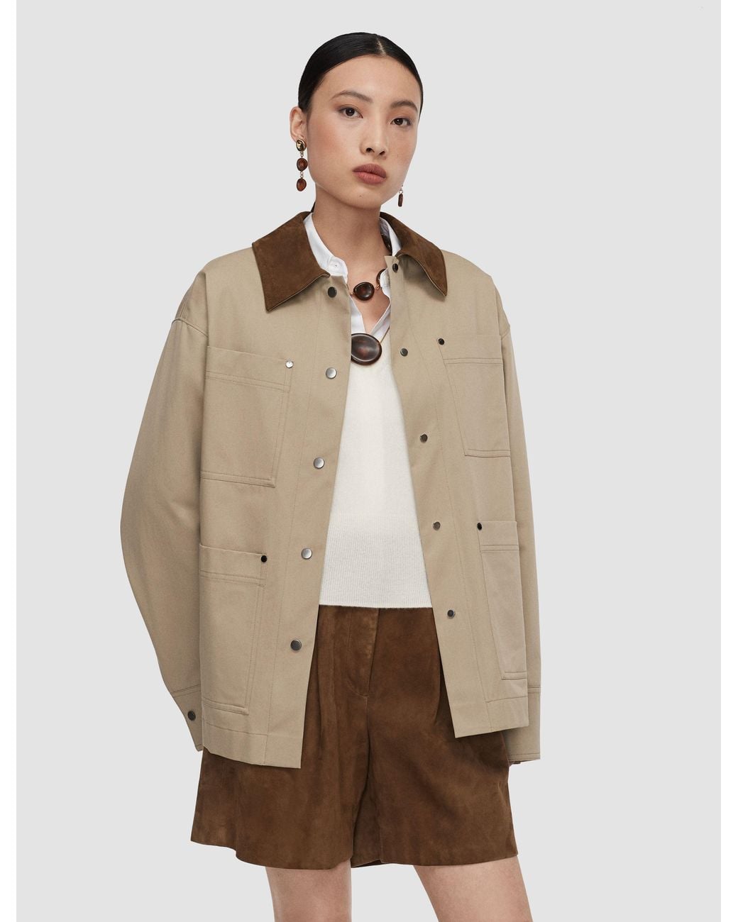 Joseph Natural Athos Cotton Jacket