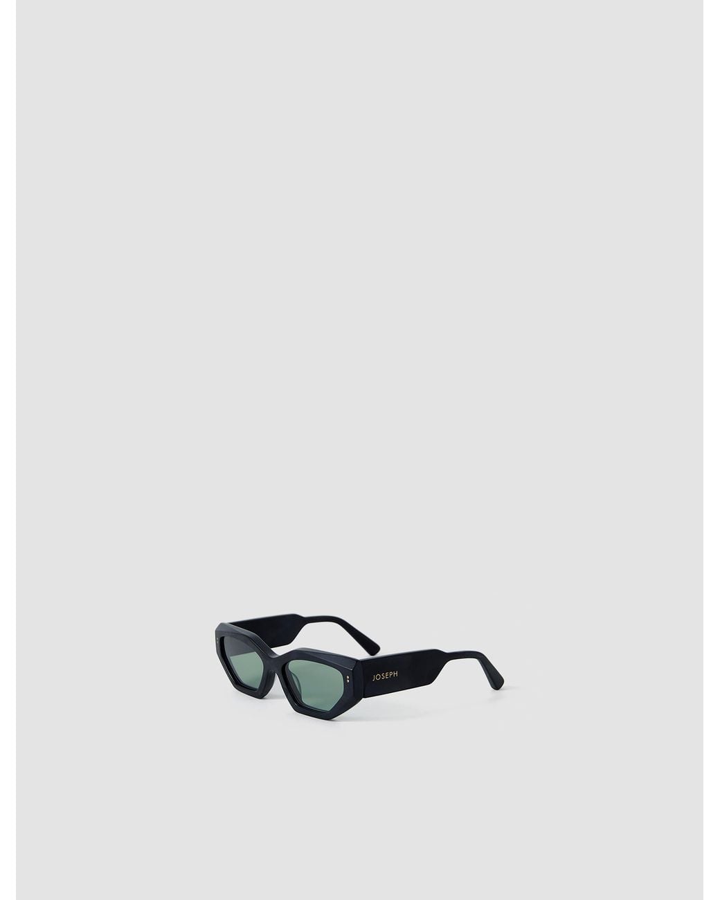 Joseph White Souk Cat Eye Matte Sunglasses