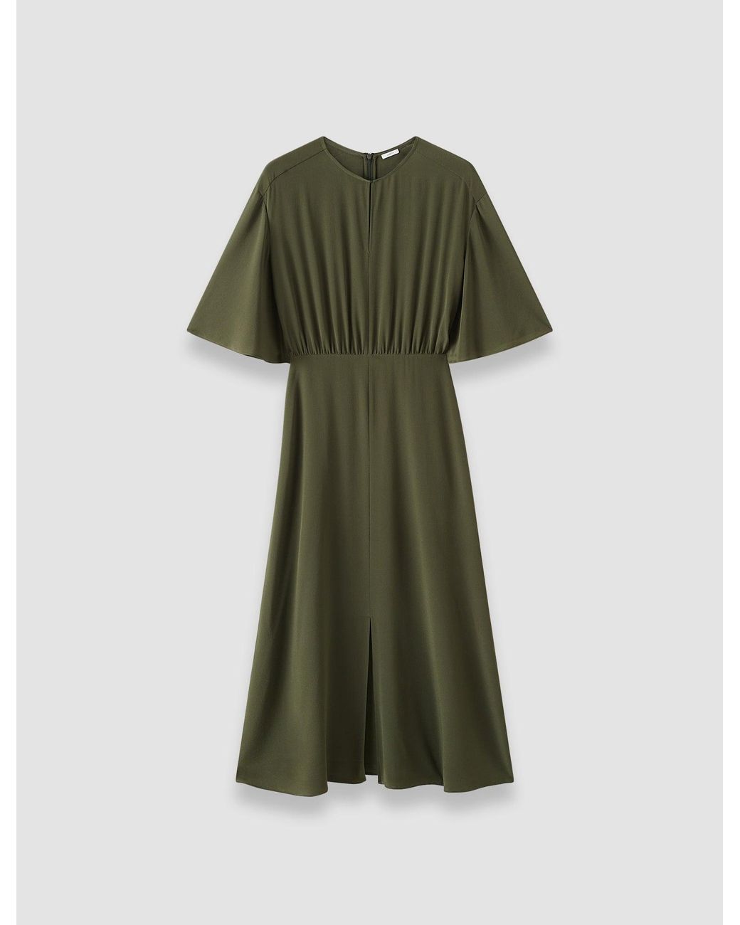 Joseph Green Silsila Crepe De Soie Silk Dress