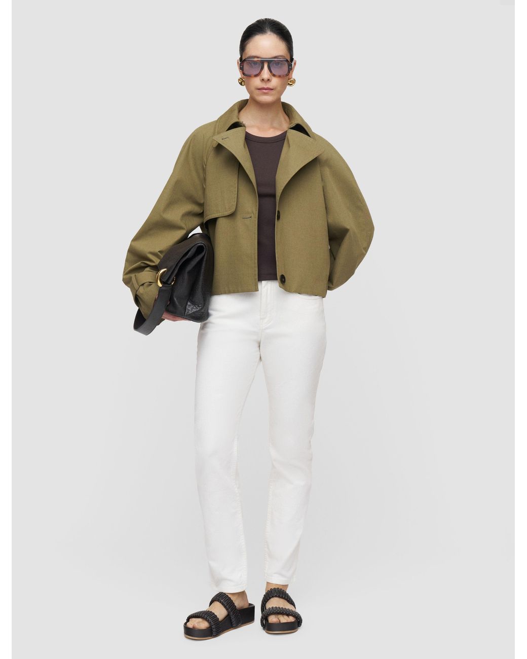 Veste Suber En Coton Léger Joseph en coloris Green