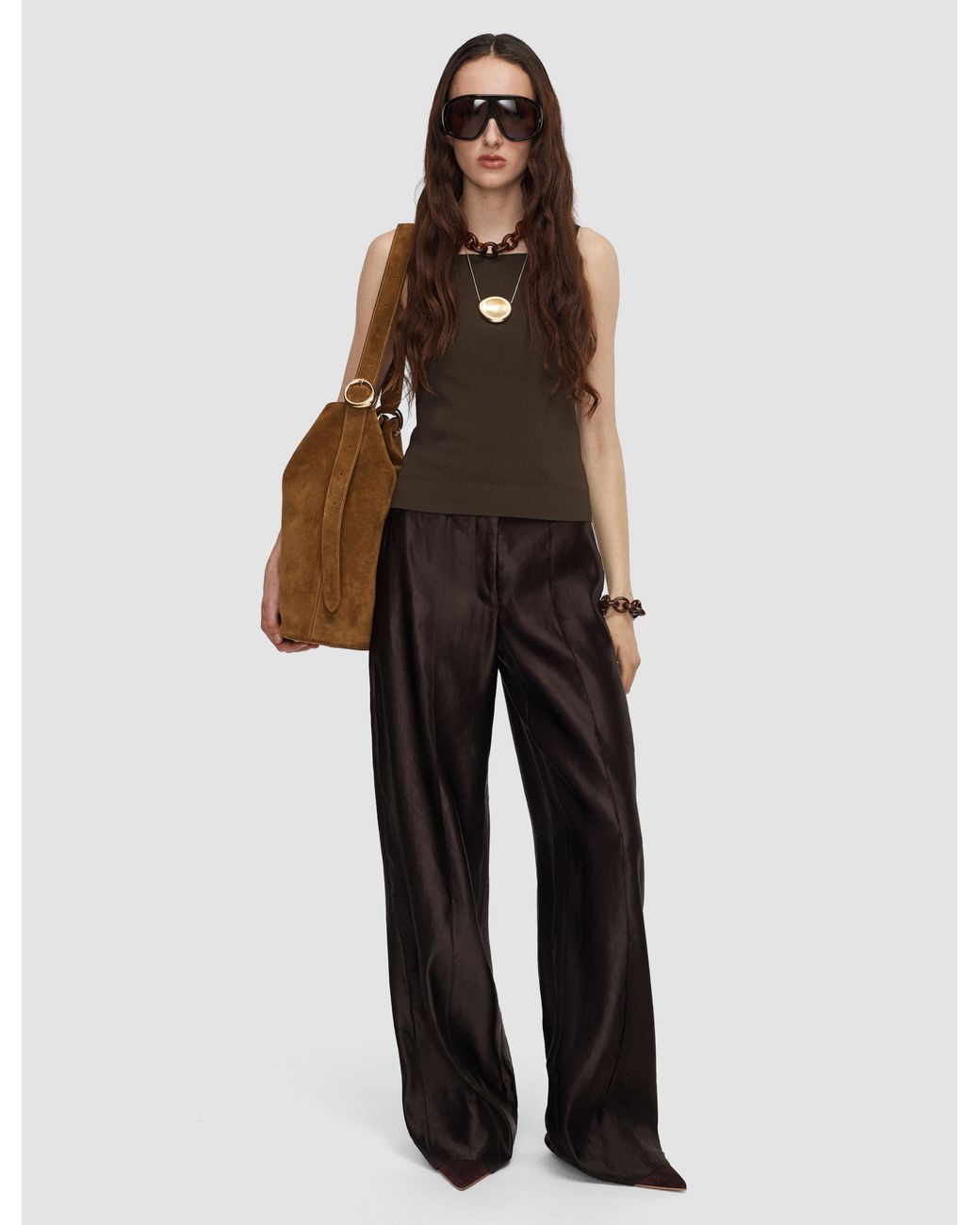 Joseph Brown Jnane Silk Linen Blend Trousers