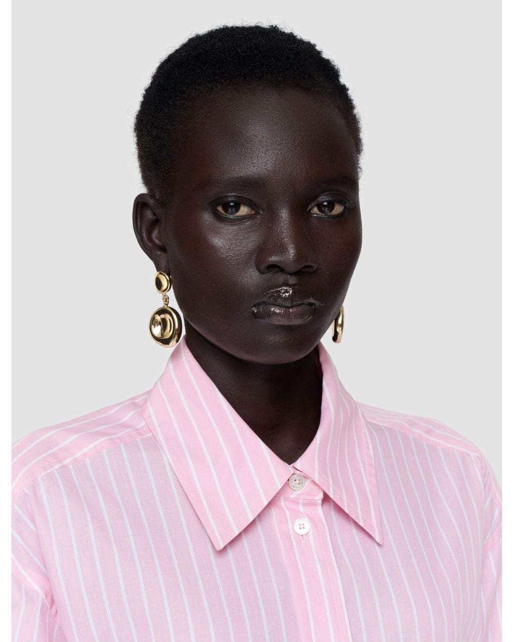Joseph Pink Ranya Cotton Stripe Shirt