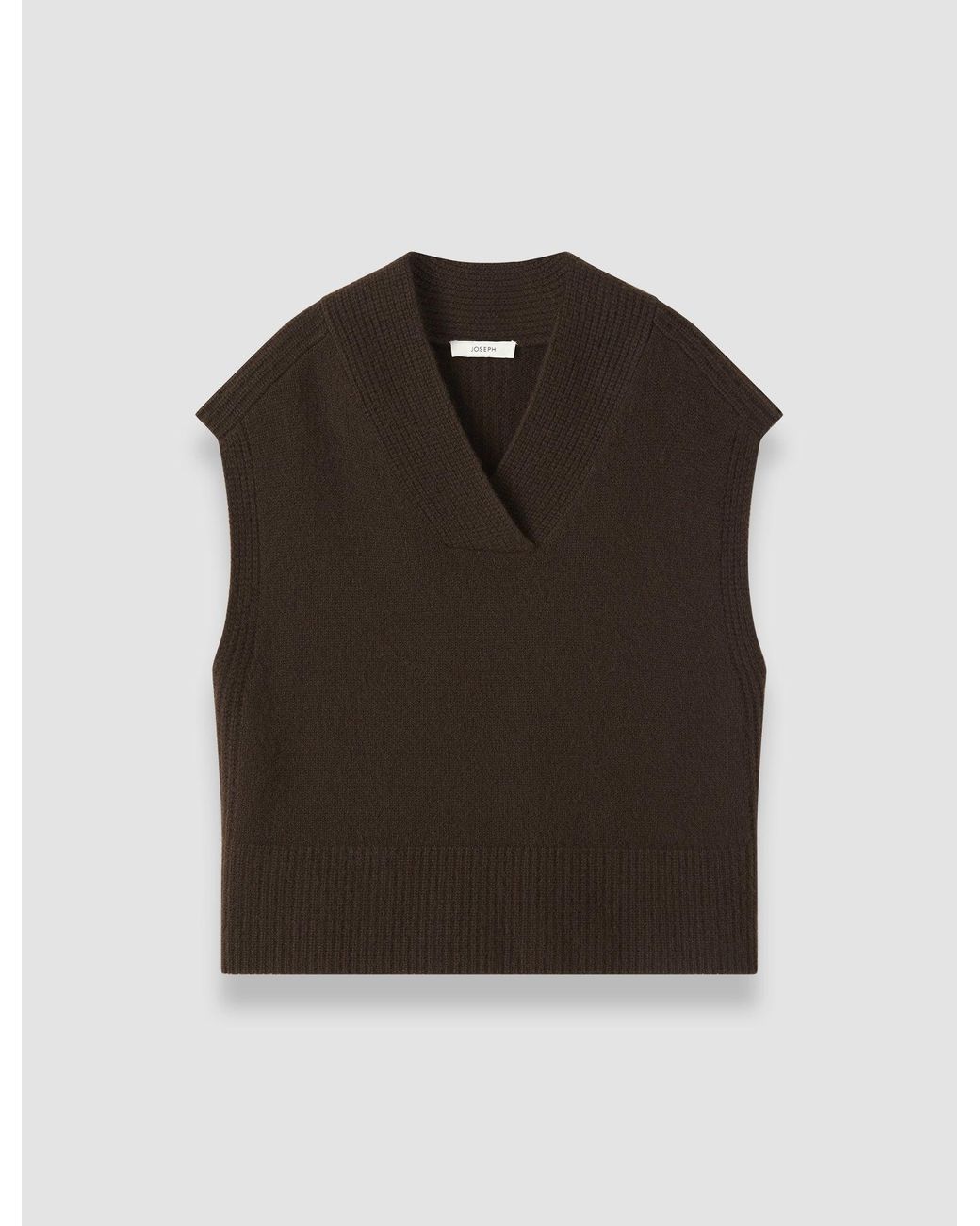 Joseph Black Mena Pure Cashmere Vest