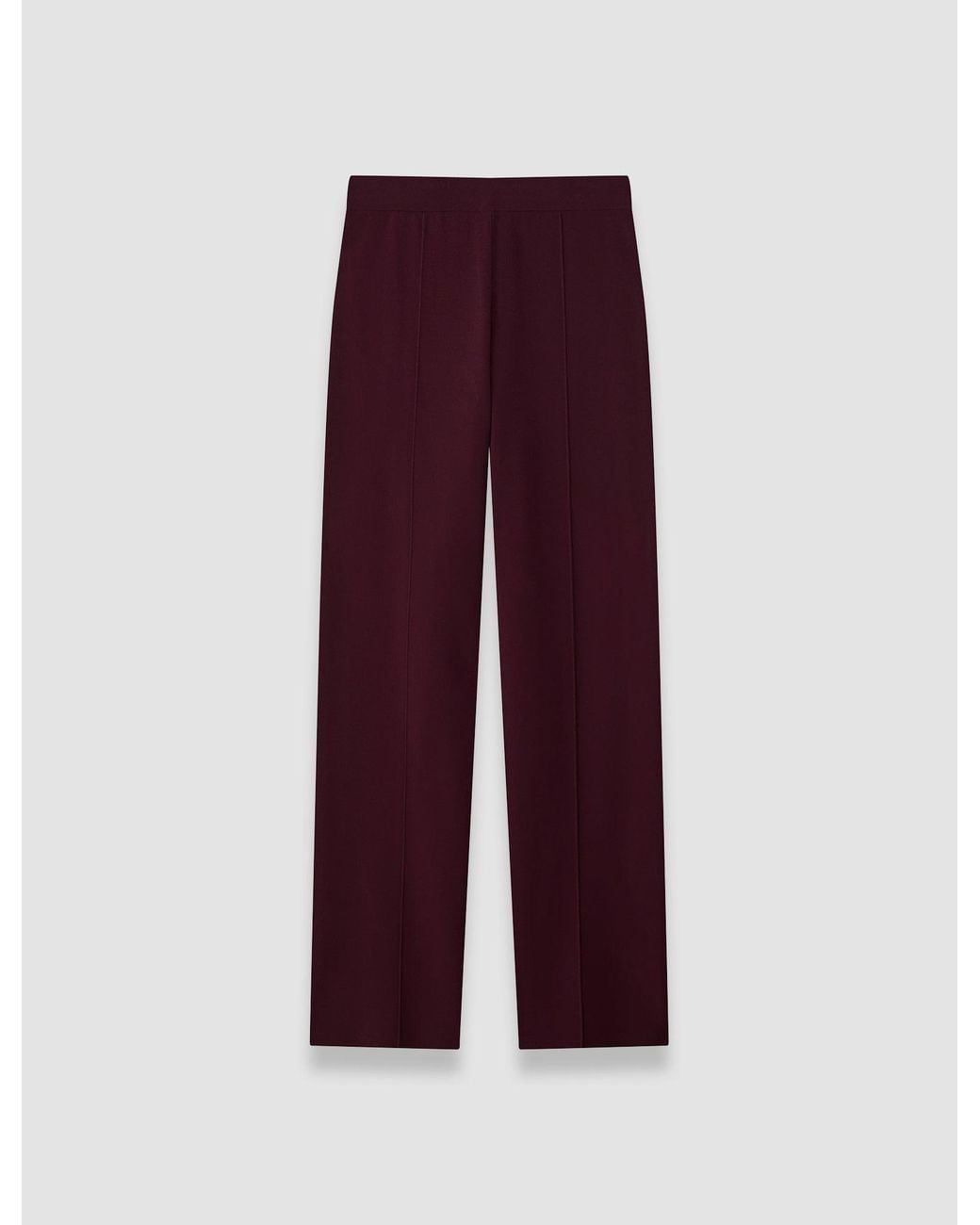 Joseph Purple Nancy Compact Milano Knit Trousers