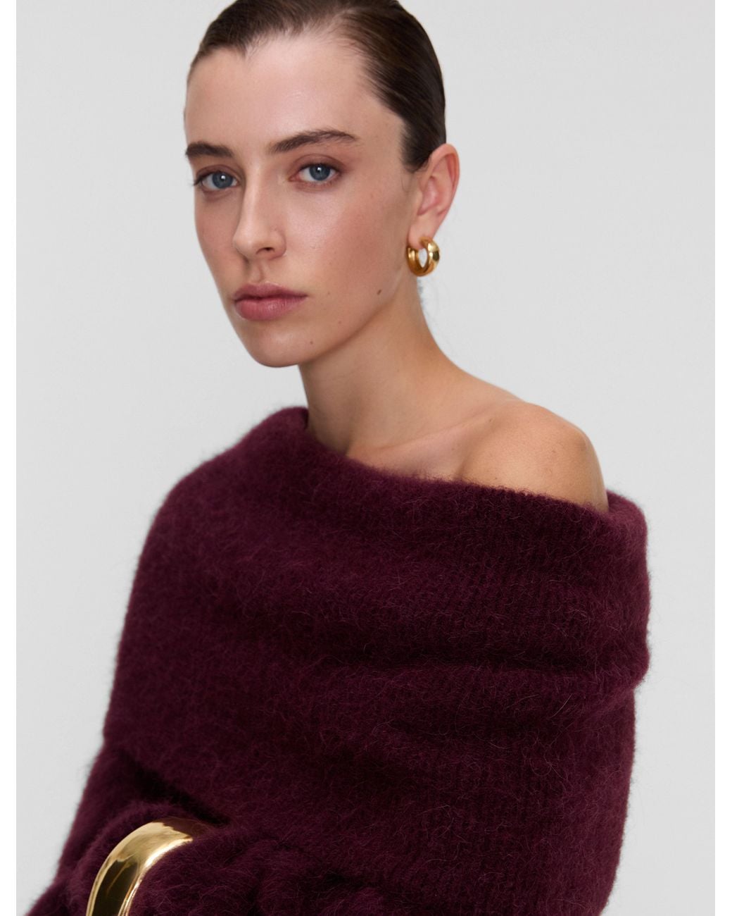 Joseph Red Bee Brushed Wool Jumper