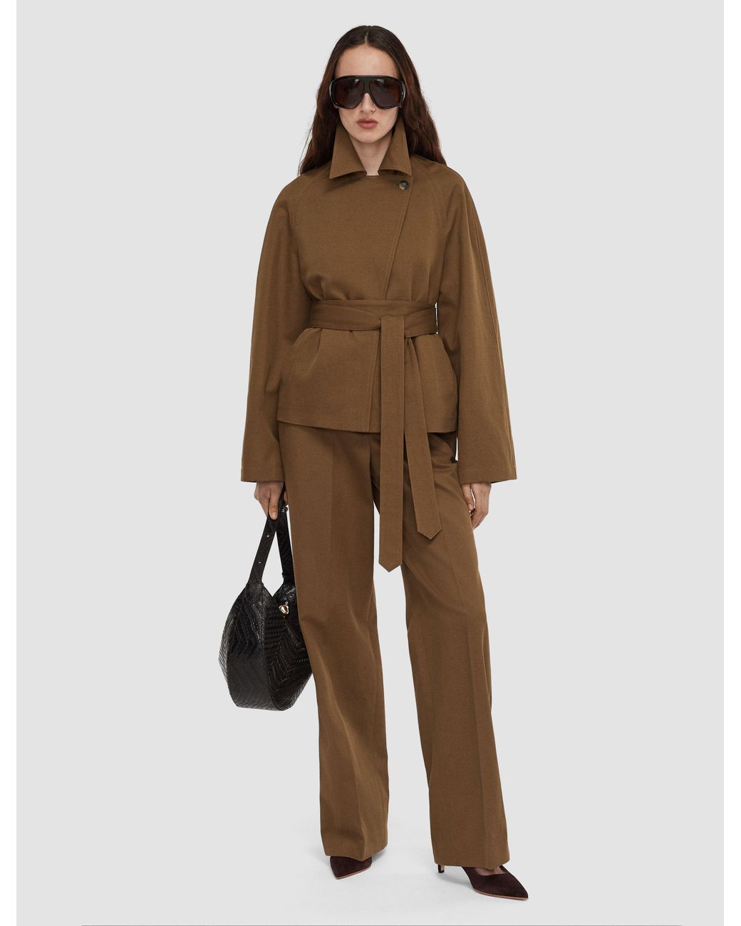Joseph Natural Leda Cotton Twill Jacket