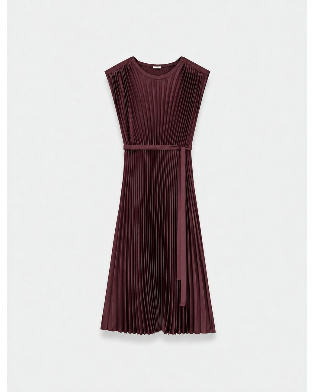 Joseph Purple Volta Knit Weave Plissé Dress
