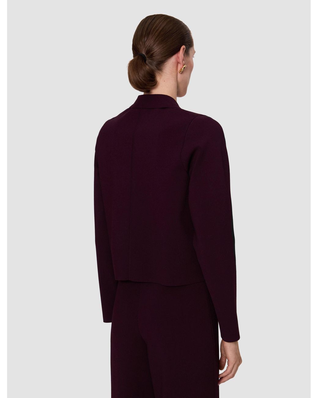 Joseph Red Pilar Compact Milano Jacket