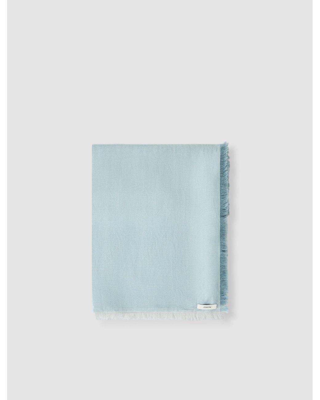Joseph Gray Fern Linen Blend Scarf