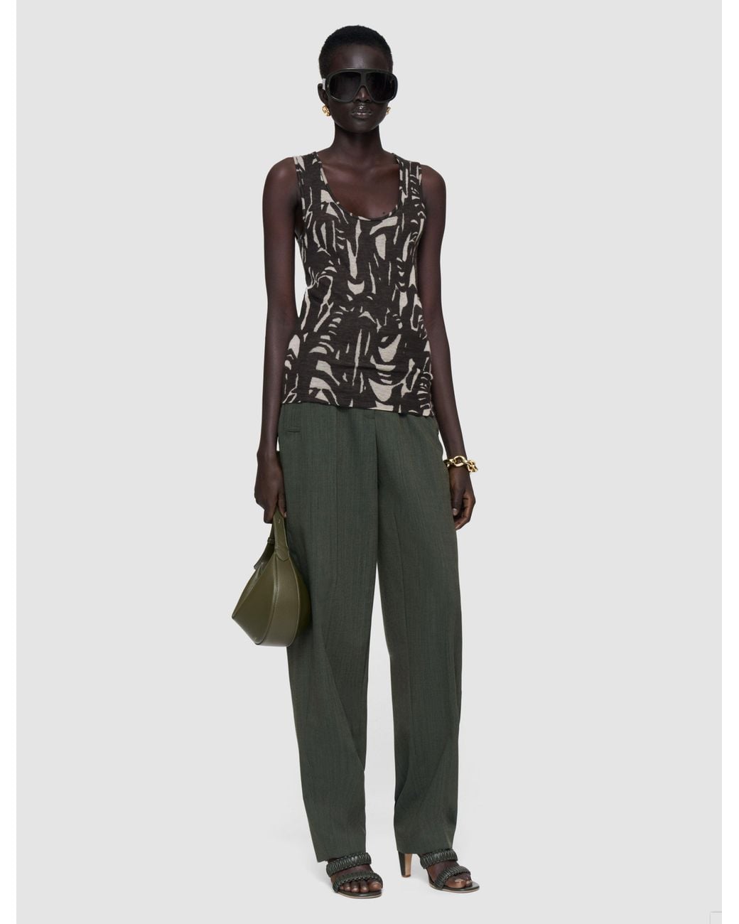 Joseph Multicolor Silla Cashair Jacquard Vest