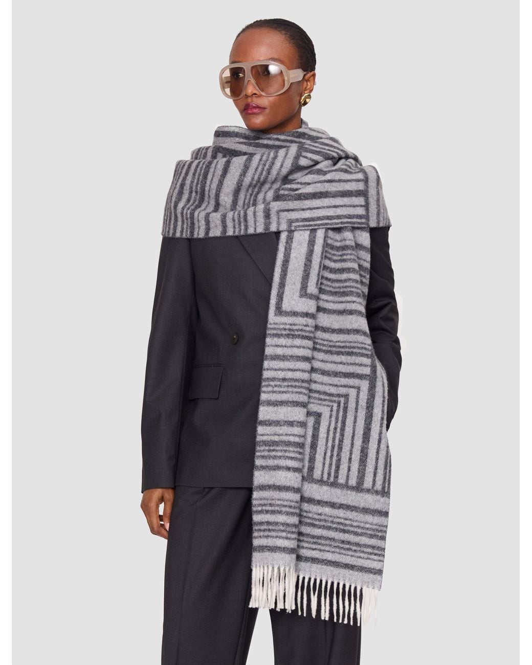 Joseph Gray Ayla Wool Cashmere Scarf