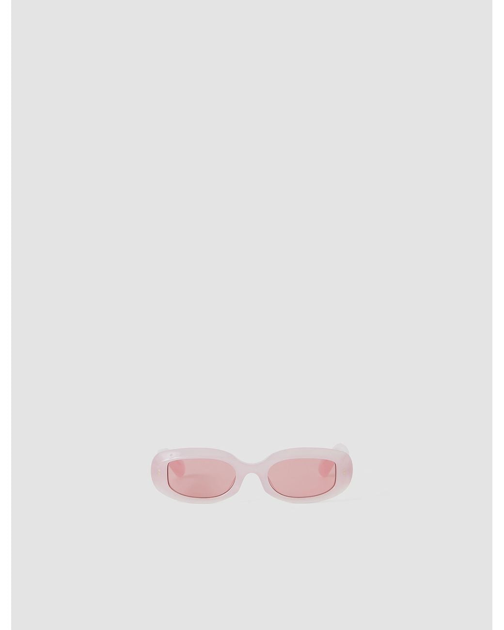 Joseph Pink Bahia Oval Sunglasses