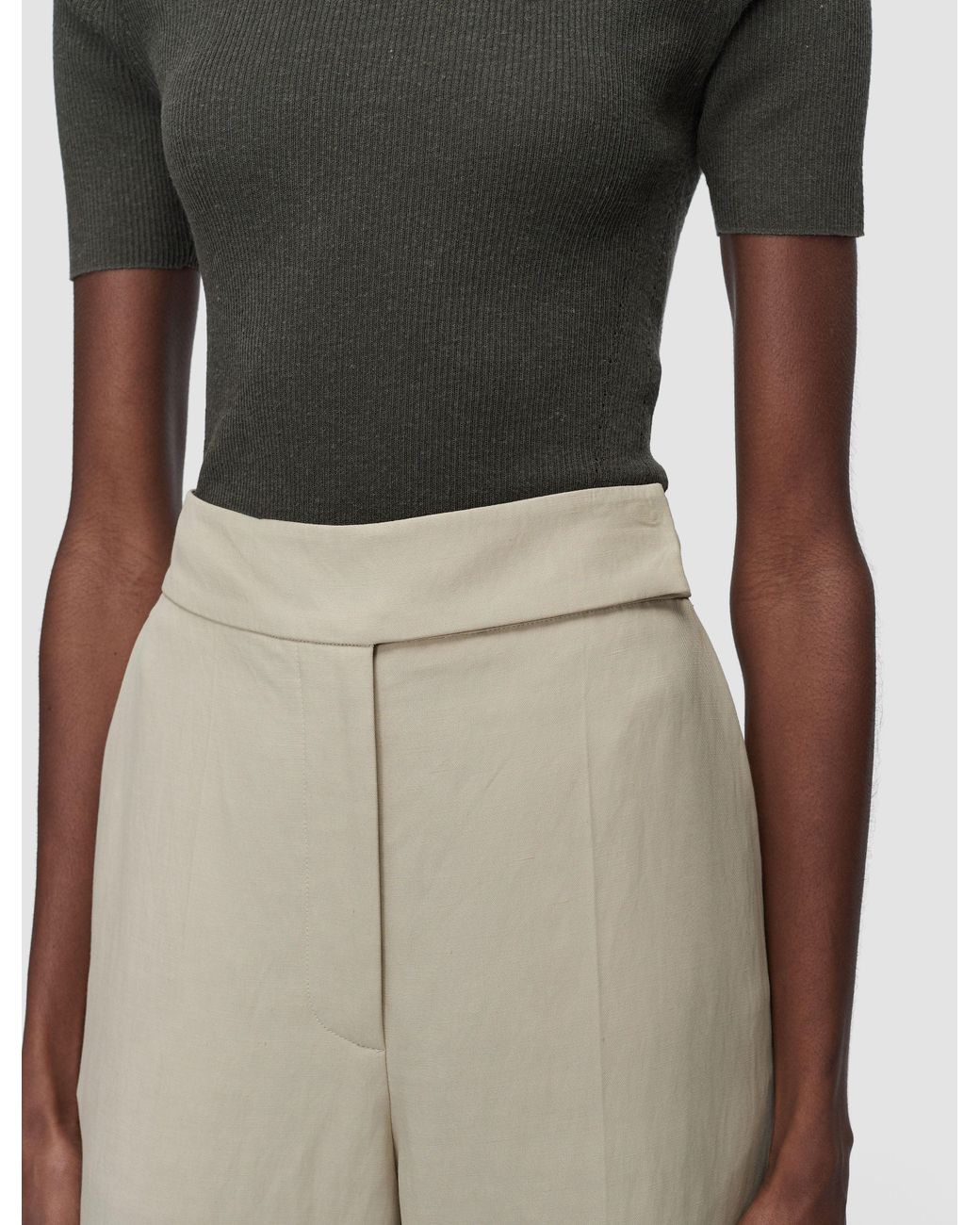 Pantalon Aix En Lin Mélangé Joseph en coloris Natural