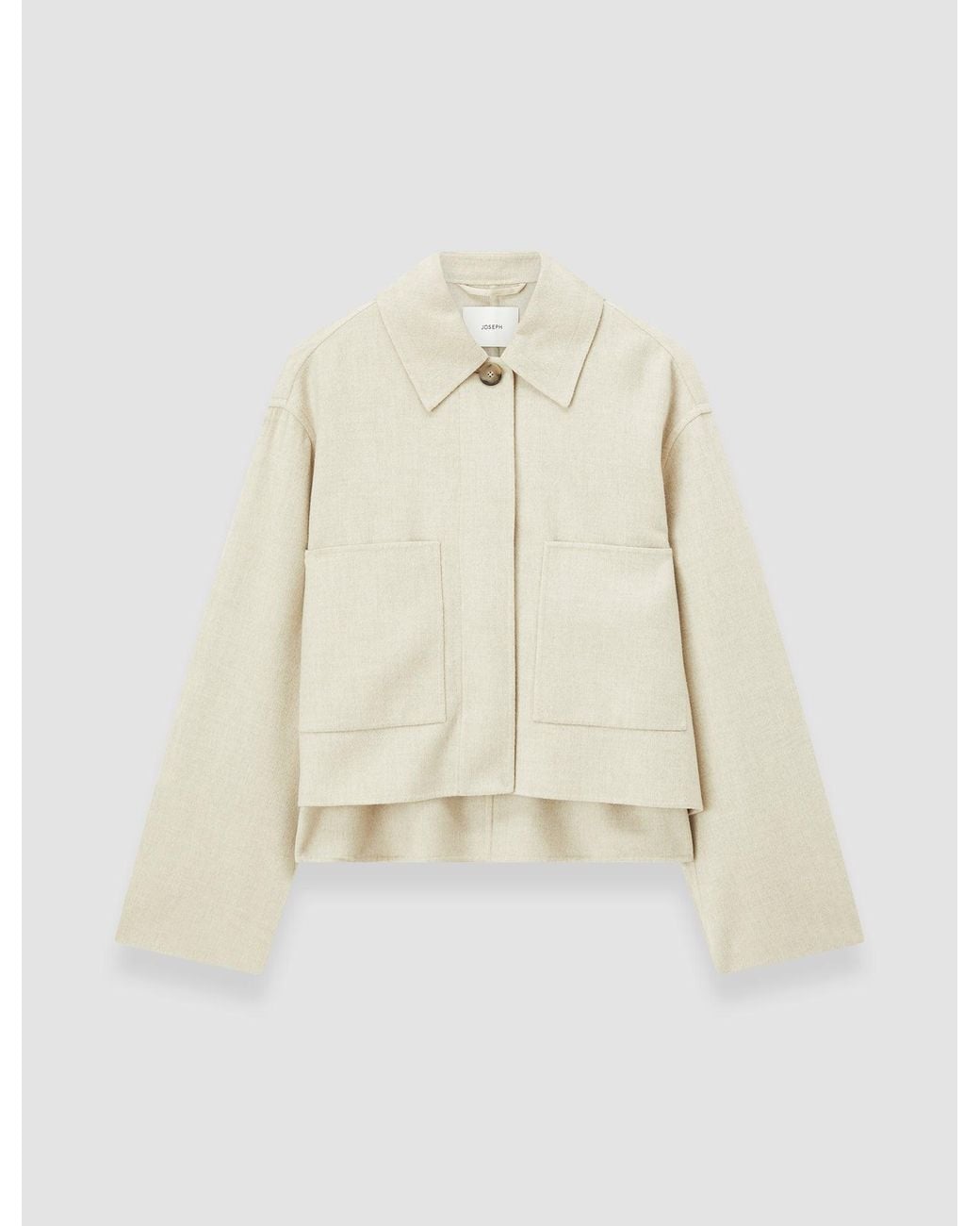 Joseph Natural Kalaa Light Double Face Wool Jacket